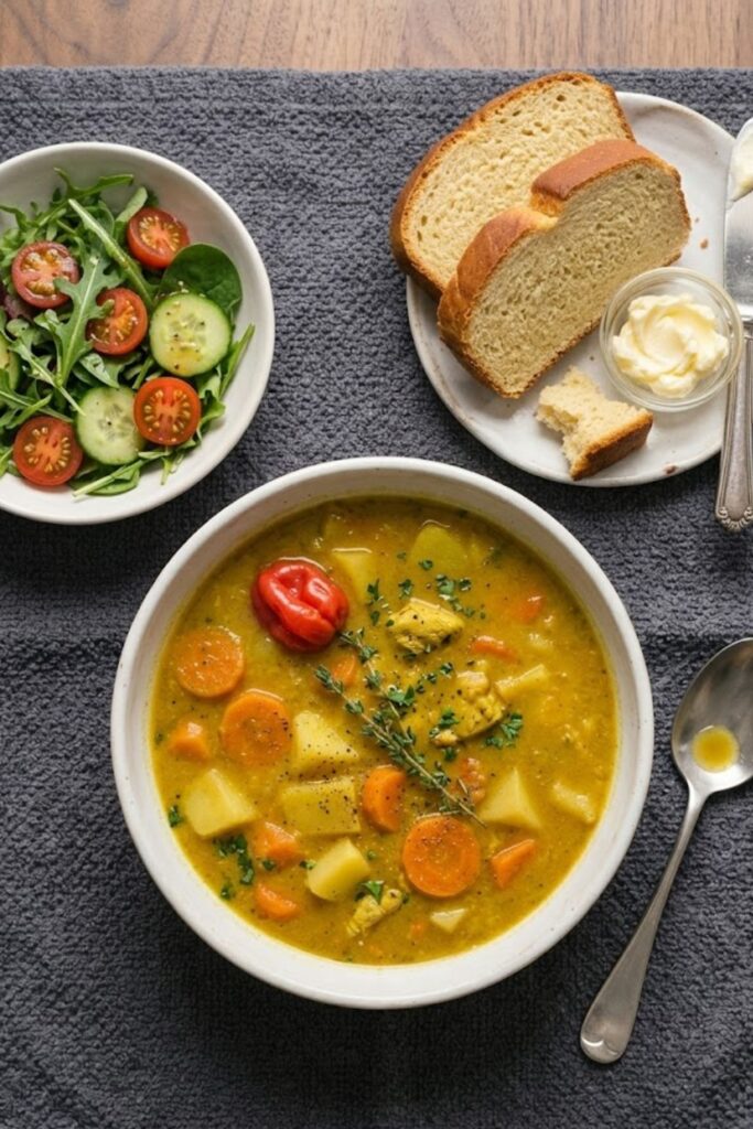 Jamaican Curry Chicken Soup Recipe