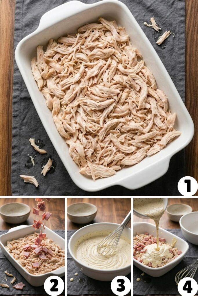 Keto Chicken Cordon Bleu Casserole Recipe