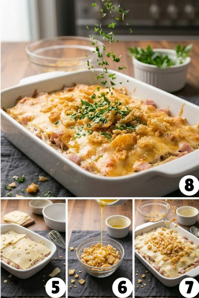 Keto Chicken Cordon Bleu Casserole Recipe
