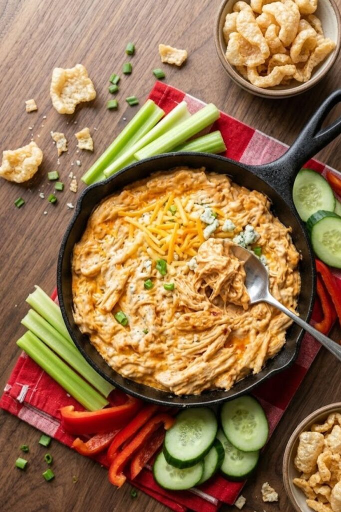 Keto Low Carb Buffalo Chicken Dip Recipe