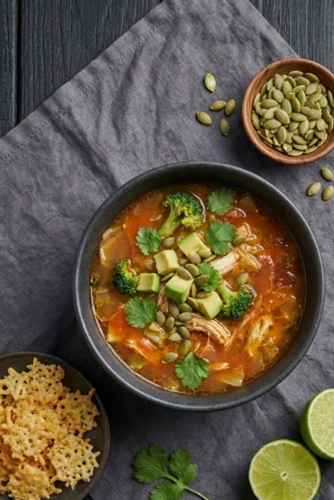 Keto Southwest Chicken Soup Recipe