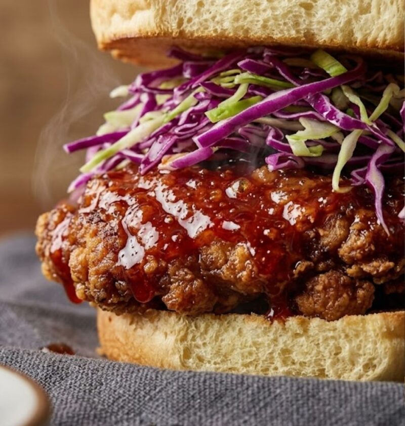 Korean Fried Chicken Sandwich Recipe
