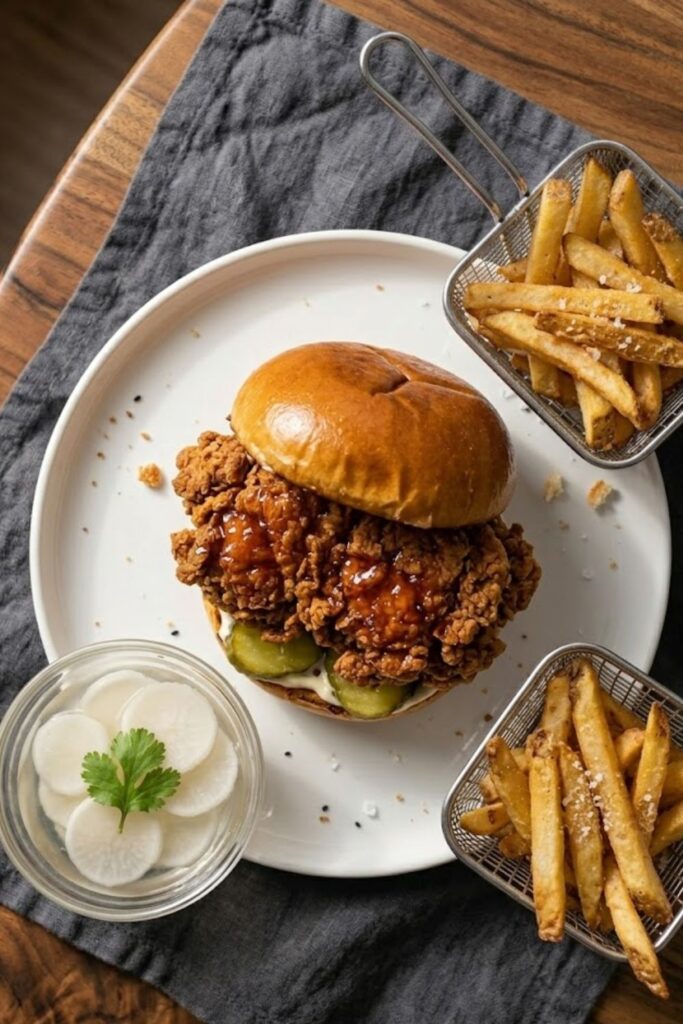 Korean Fried Chicken Sandwich Recipe