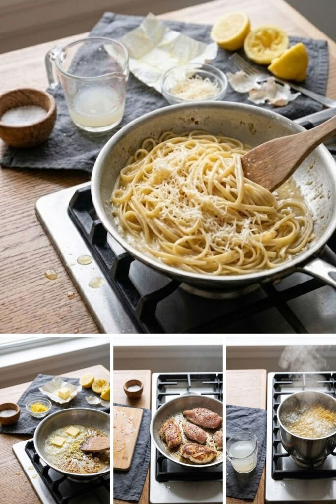 Lemon Butter Chicken Pasta Recipe