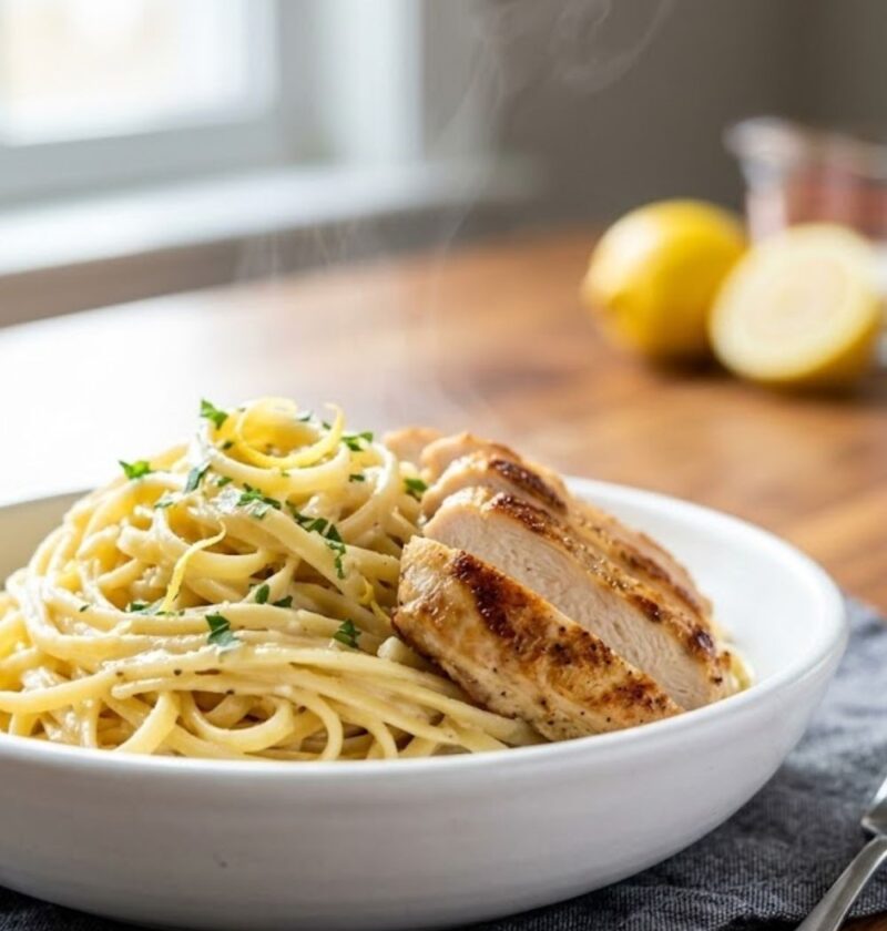 Lemon Butter Chicken Pasta Recipe