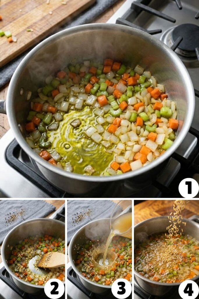 Lemon Pepper Chicken Orzo Soup Recipe