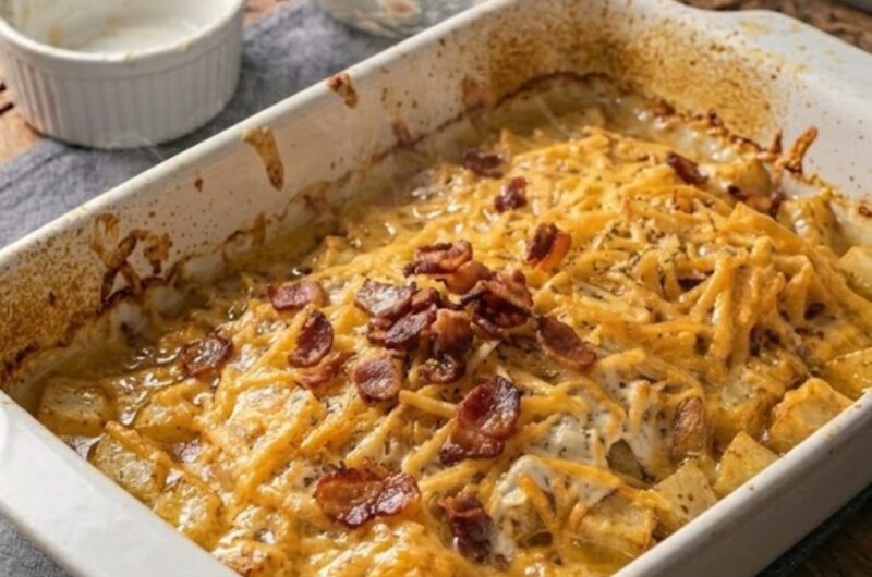 Loaded Potato Ranch Chicken Casserole