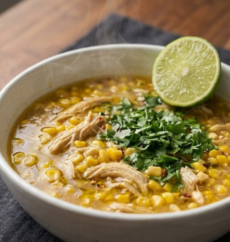 Mexican Corn And Chicken Soup Recipe