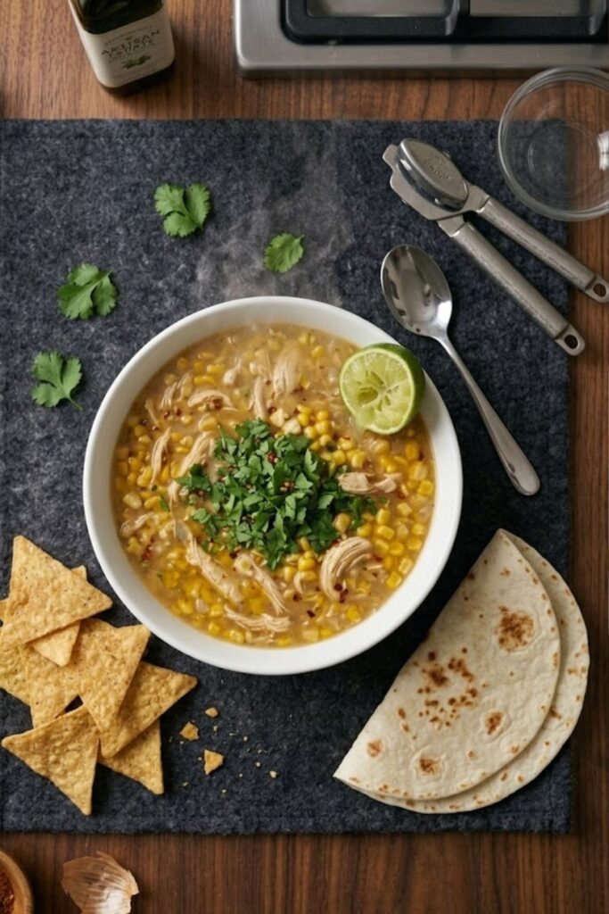 Mexican Corn And Chicken Soup Recipe