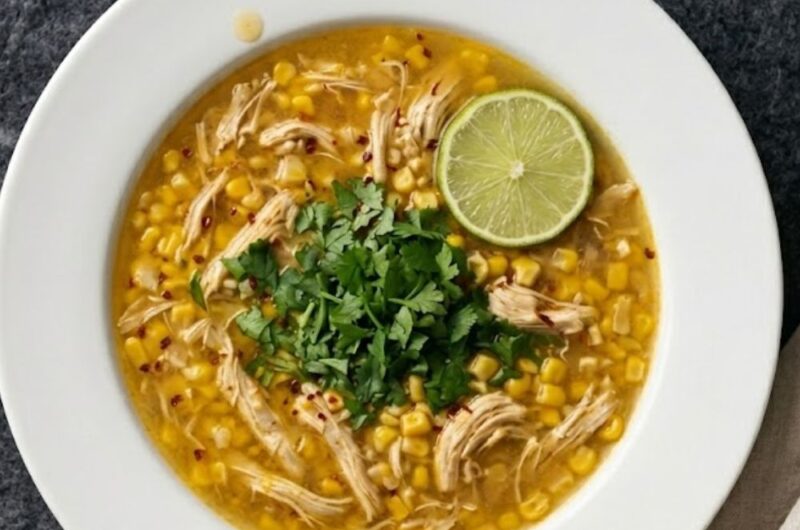 Mexican Corn And Chicken Soup