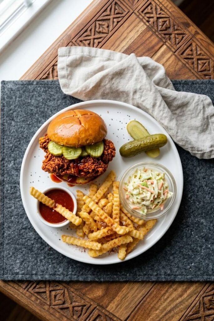Nashville Fried Chicken Sandwich Recipe