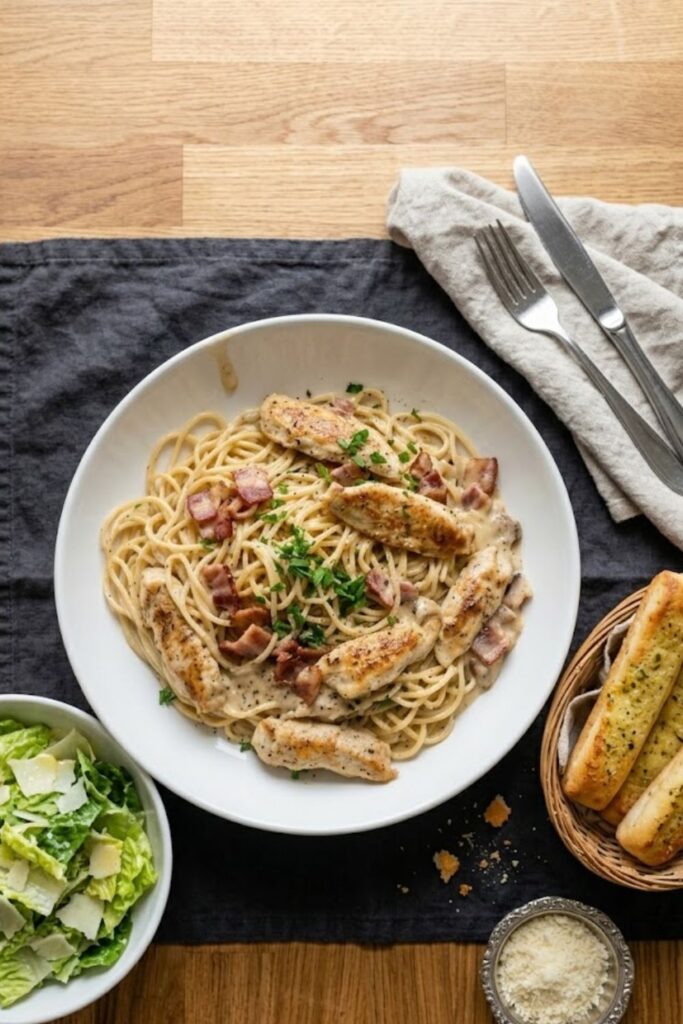 Olive Garden Chicken Carbonara Pasta Recipe