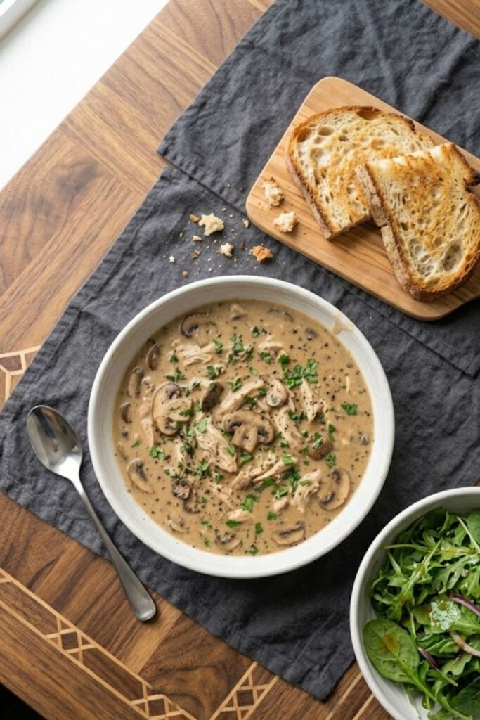 Oven Baked Chicken Thigh Mushroom Soup Recipe