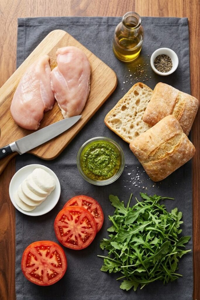 Pesto Grilled Chicken Sandwich Recipe