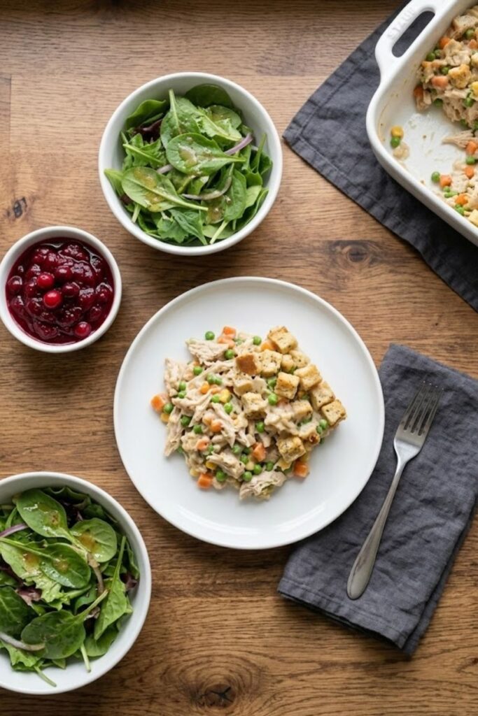 Rotisserie Chicken Stuffing Casserole Recipe