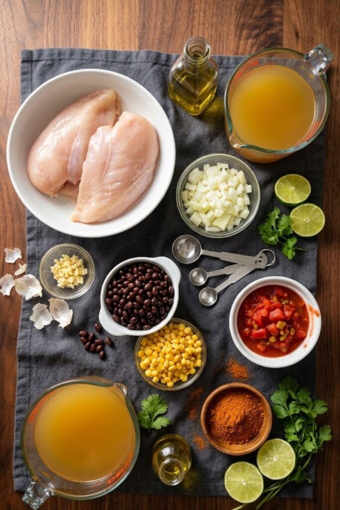 Shredded Chicken Taco Soup Recipe