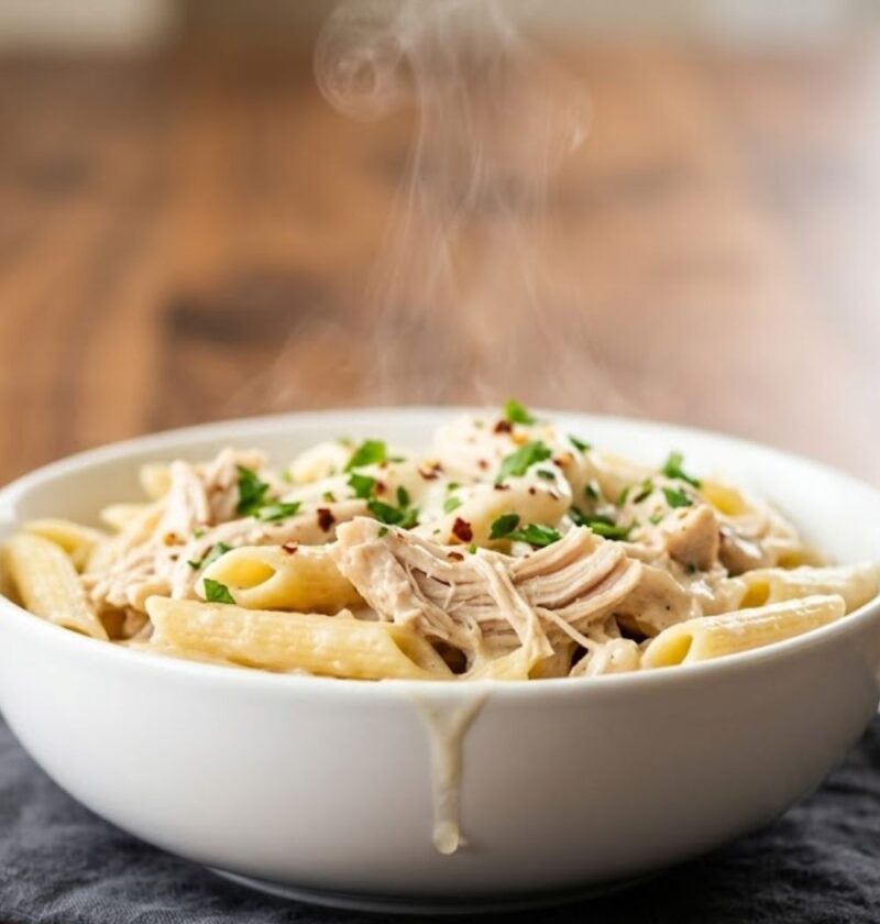 Slow Cooker Olive Garden Chicken Pasta Recipe