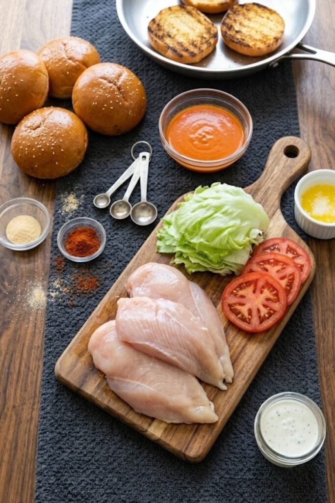 Spicy Grilled Buffalo Chicken Sandwich Recipe