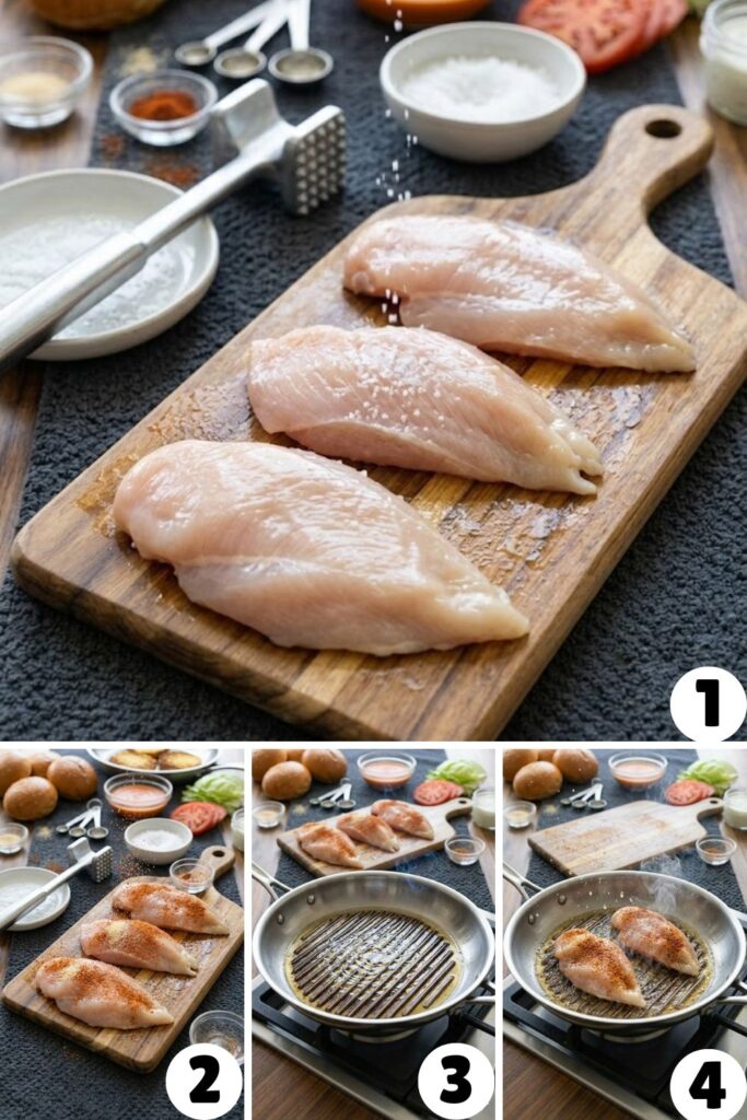 Spicy Grilled Buffalo Chicken Sandwich Recipe