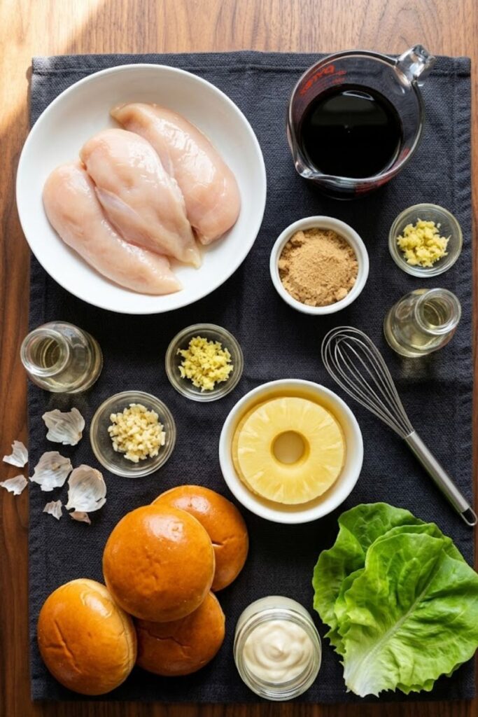 Teriyaki Grilled Chicken Sandwich Recipe