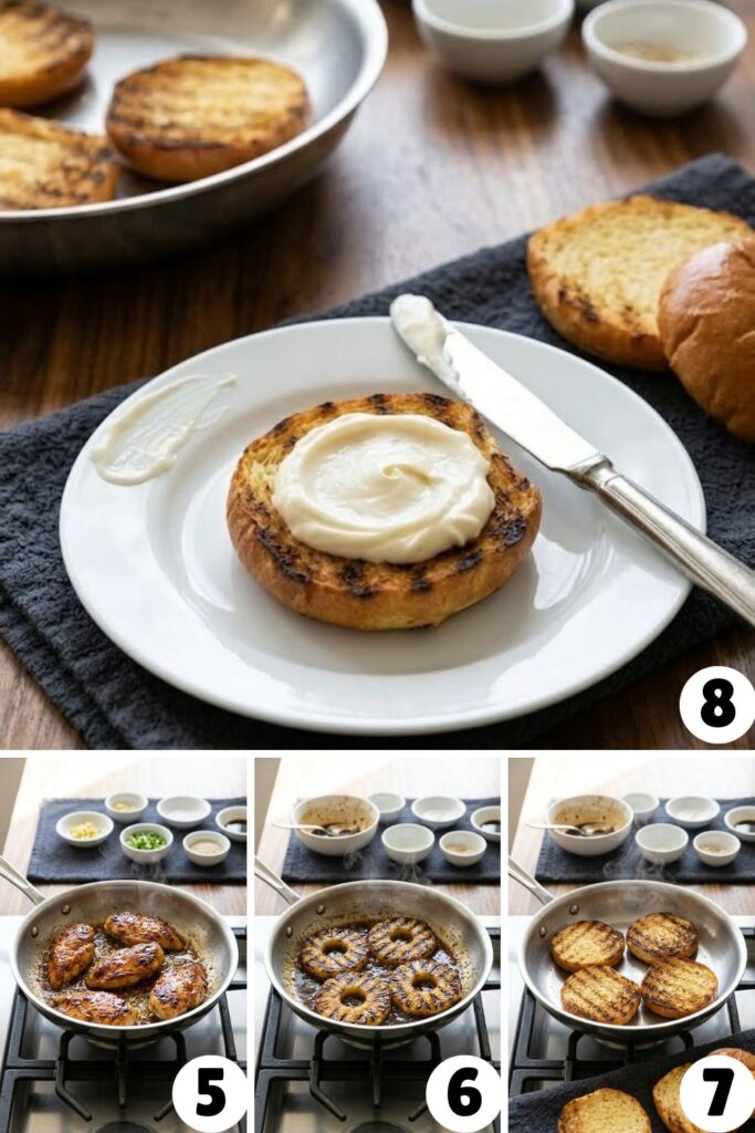 Teriyaki Grilled Chicken Sandwich Recipe