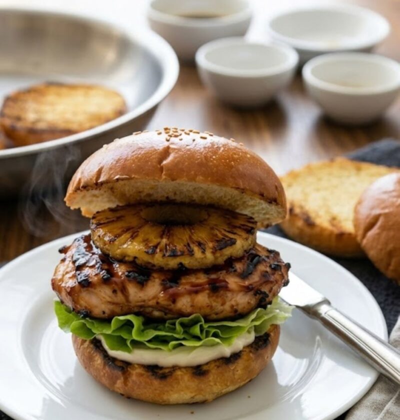 Teriyaki Grilled Chicken Sandwich Recipe