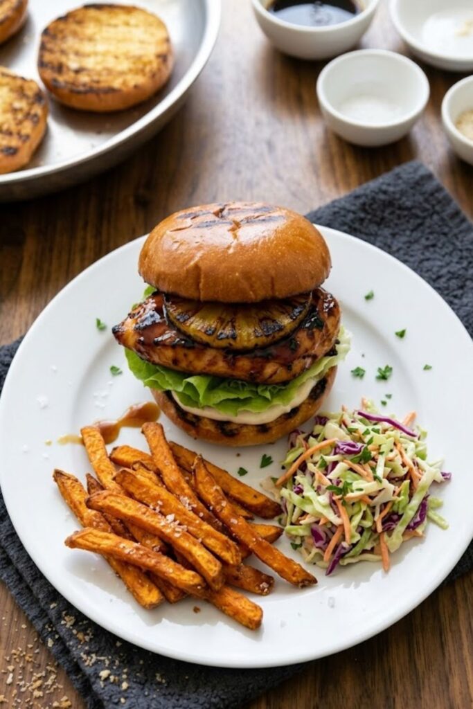 Teriyaki Grilled Chicken Sandwich Recipe