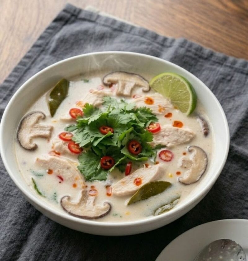 Thai Coconut Chicken Soup Recipe