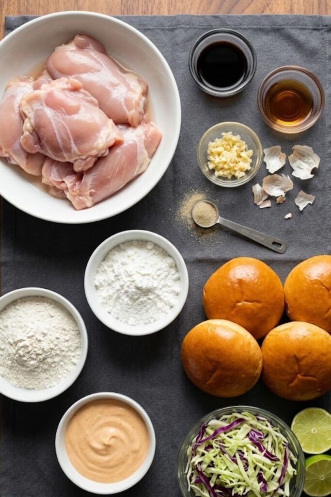 Thai Fried Chicken Sandwich Recipe