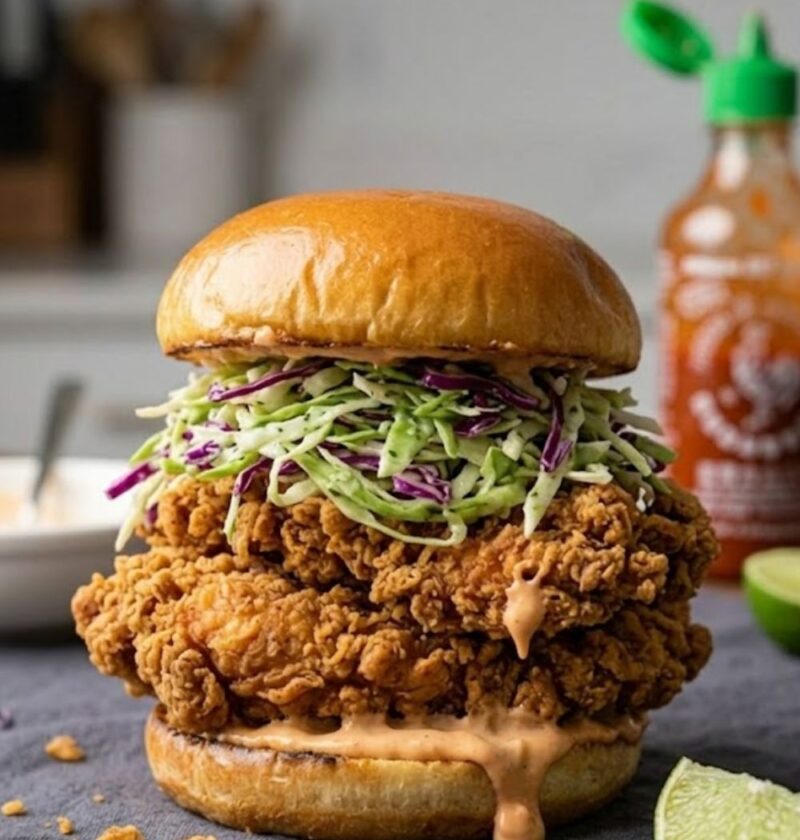 Thai Fried Chicken Sandwich Recipe