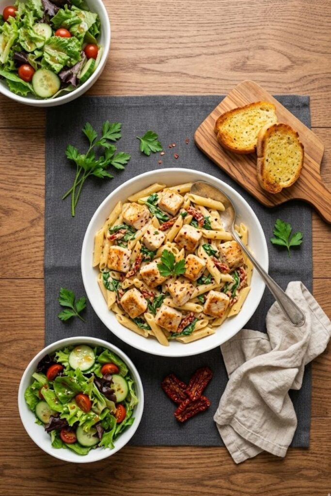 Tuscan Chicken Pasta Recipe