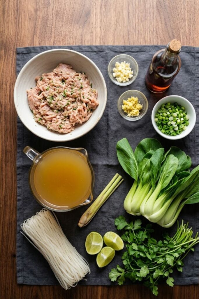 Vietnamese Chicken Meatball Soup Recipe