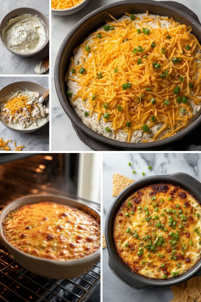 Baked Chicken Ranch Dip Recipe