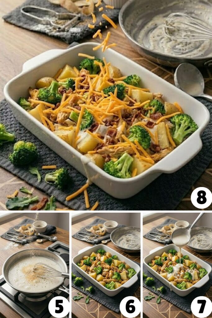 Baked Potato Chicken Broccoli Casserole Recipe