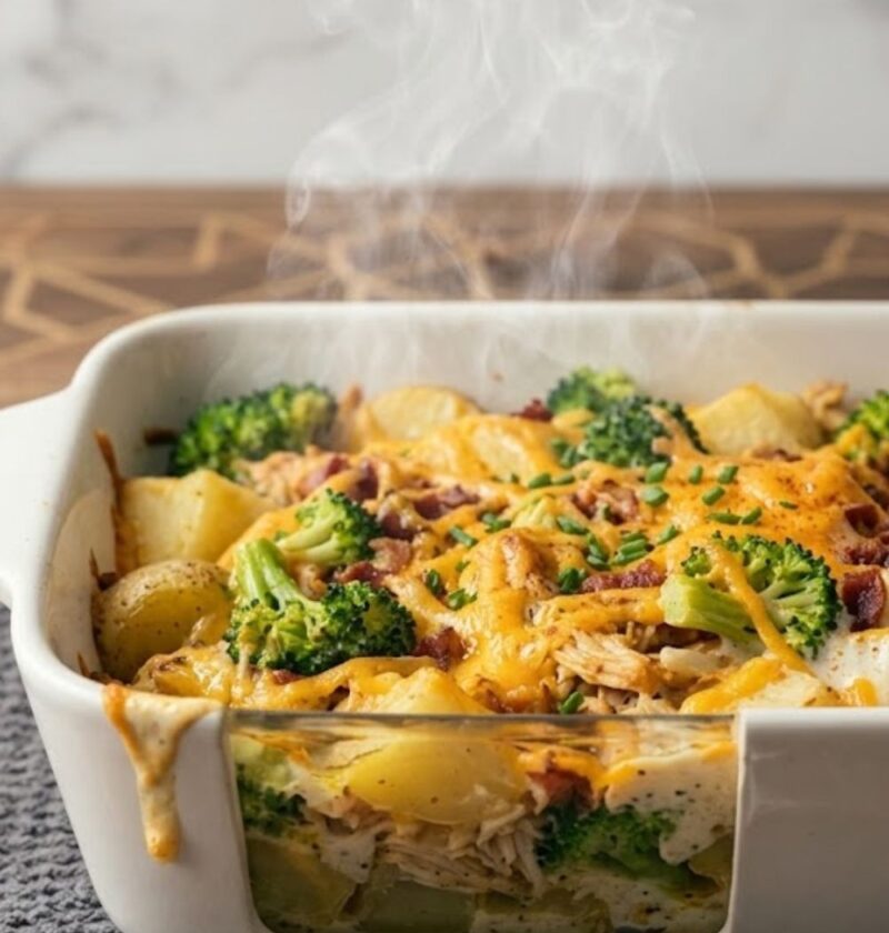 Baked Potato Chicken Broccoli Casserole Recipe