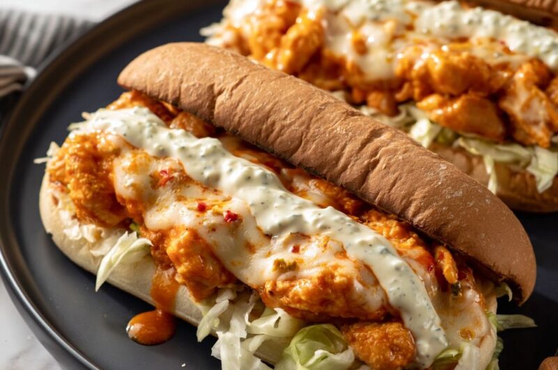 Buffalo Chicken Deli Meat Sandwich