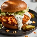 Pulled Buffalo Chicken Sandwich Recipe