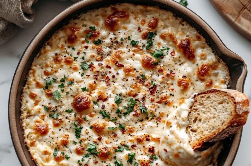 Cheesy Chicken Alfredo Dip