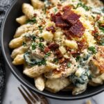 Creamy Chicken Spinach Pasta Recipe