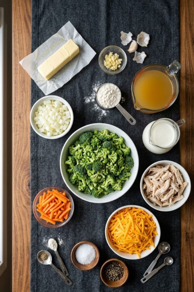 Chicken Broccoli Cheddar Soup Recipe