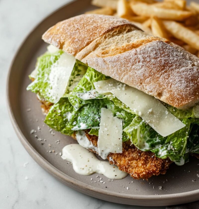 Chicken Caesar Salad Sandwich Recipe