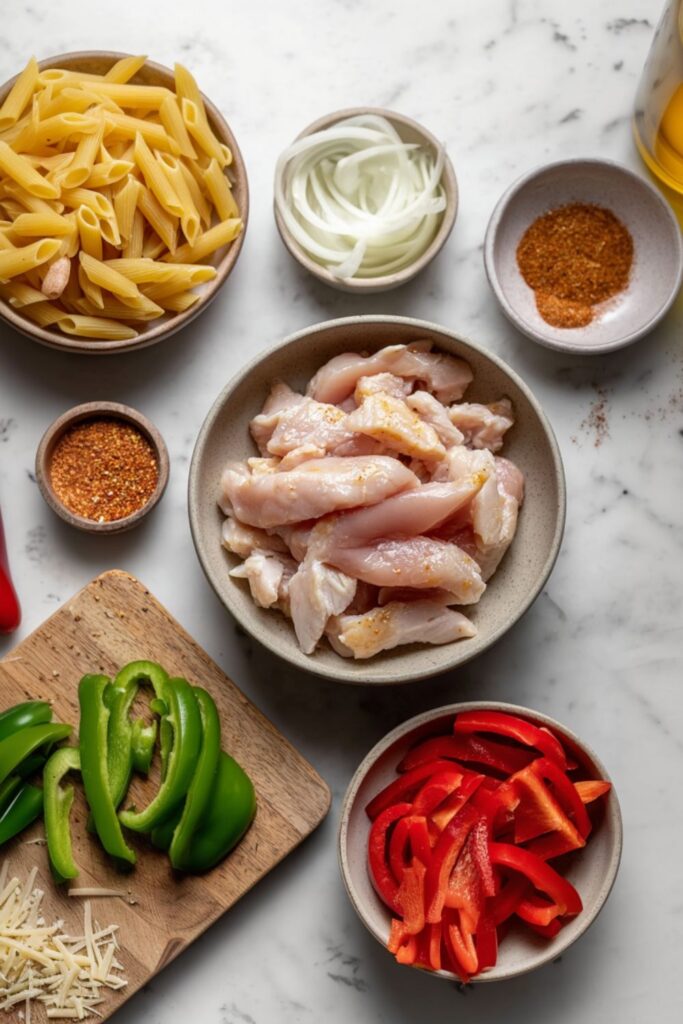 Chicken Fajita Pasta Recipe