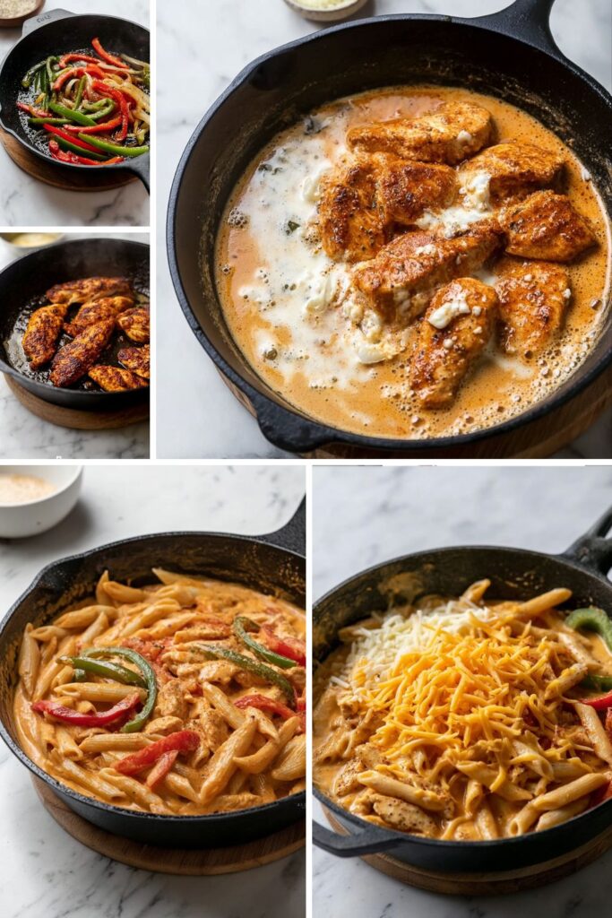 Chicken Fajita Pasta Recipe