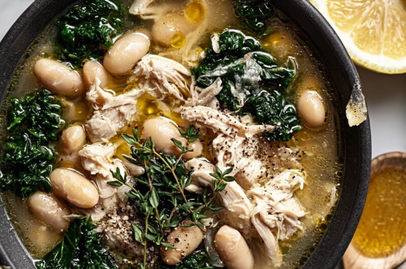 Chicken Kale White Bean Soup
