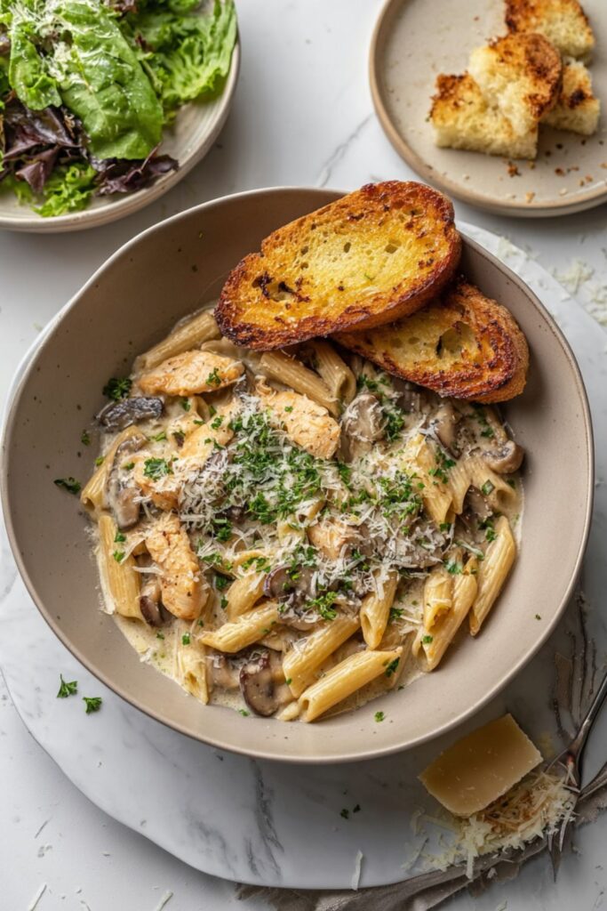 Chicken Mushroom Pasta Recipe