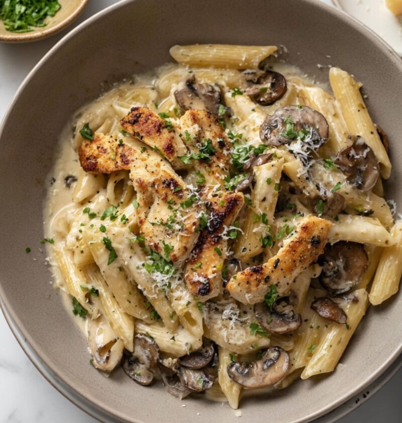 Chicken Mushroom Pasta Recipe