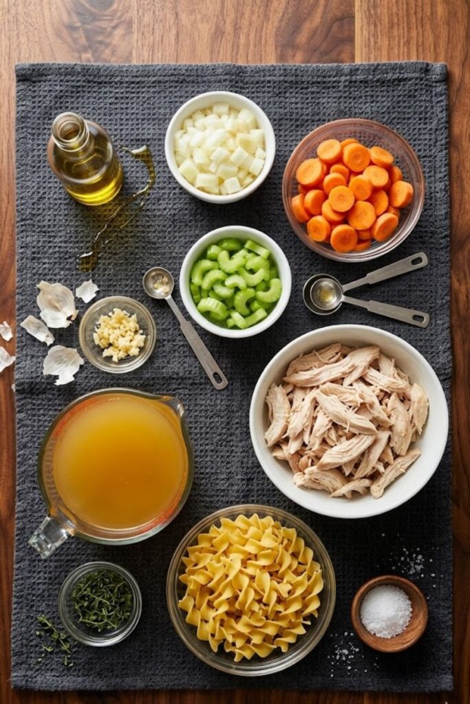 Chicken Noodle Soup With Egg Noodles