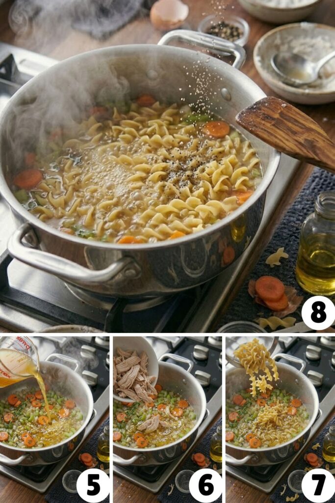 Chicken Noodle Soup With Egg Noodles