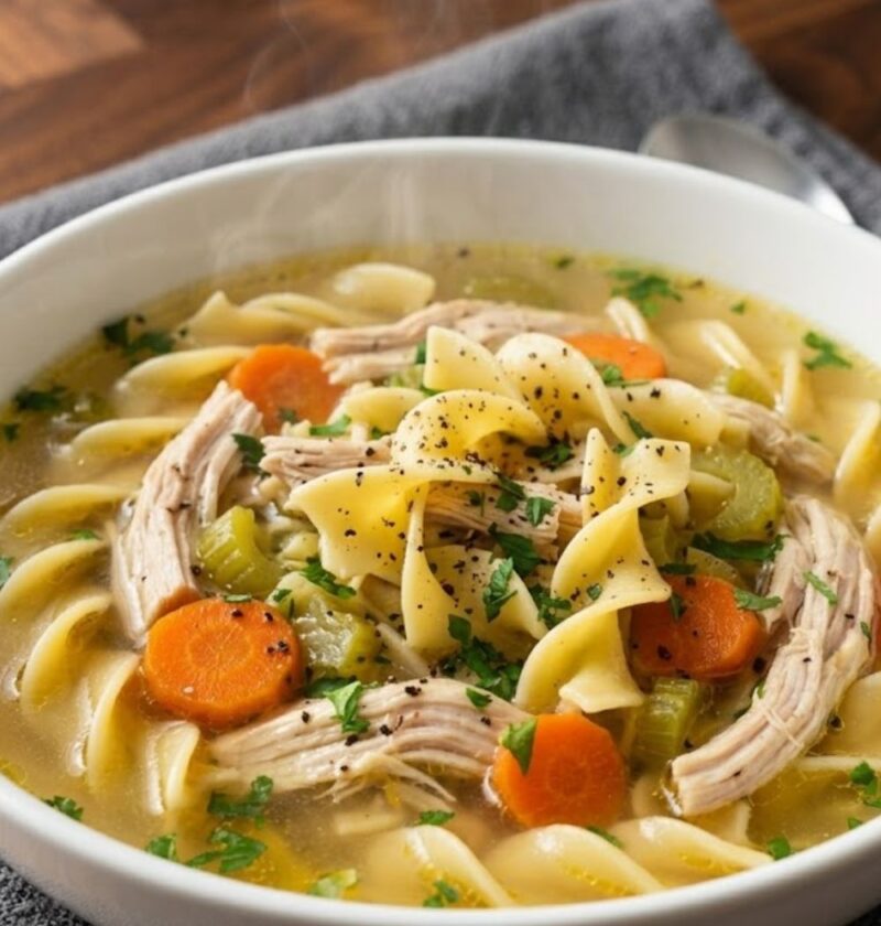 Chicken Noodle Soup With Egg Noodles