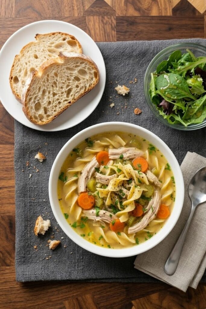 Chicken Noodle Soup With Egg Noodles